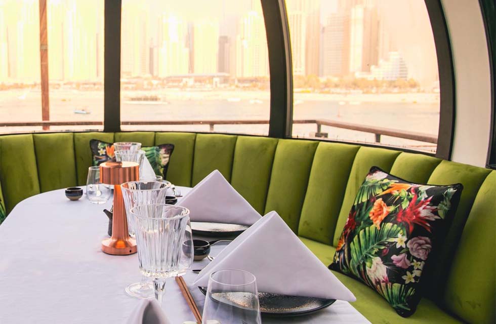 Stunning Ain Dubai Ride with The Pods Dining Experience for Two