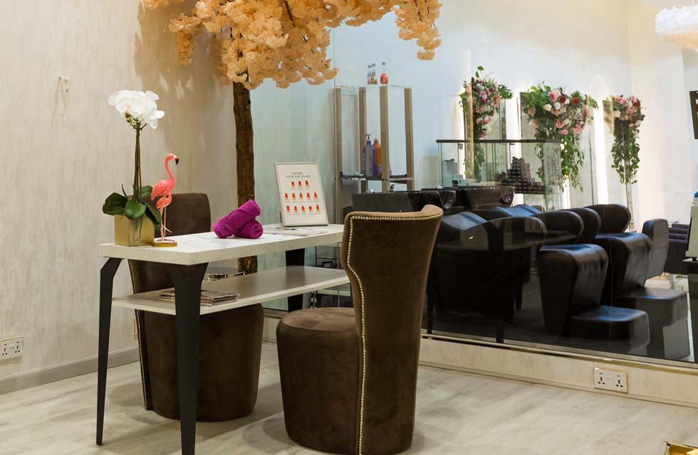 Elegant Classic Manicure & Pedicure at Spaces Salon - Valid at 2 Locations