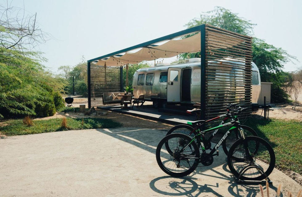 Luxury Airstream Cabin Stay with Breakfast for Two at Bab Al Nojoum