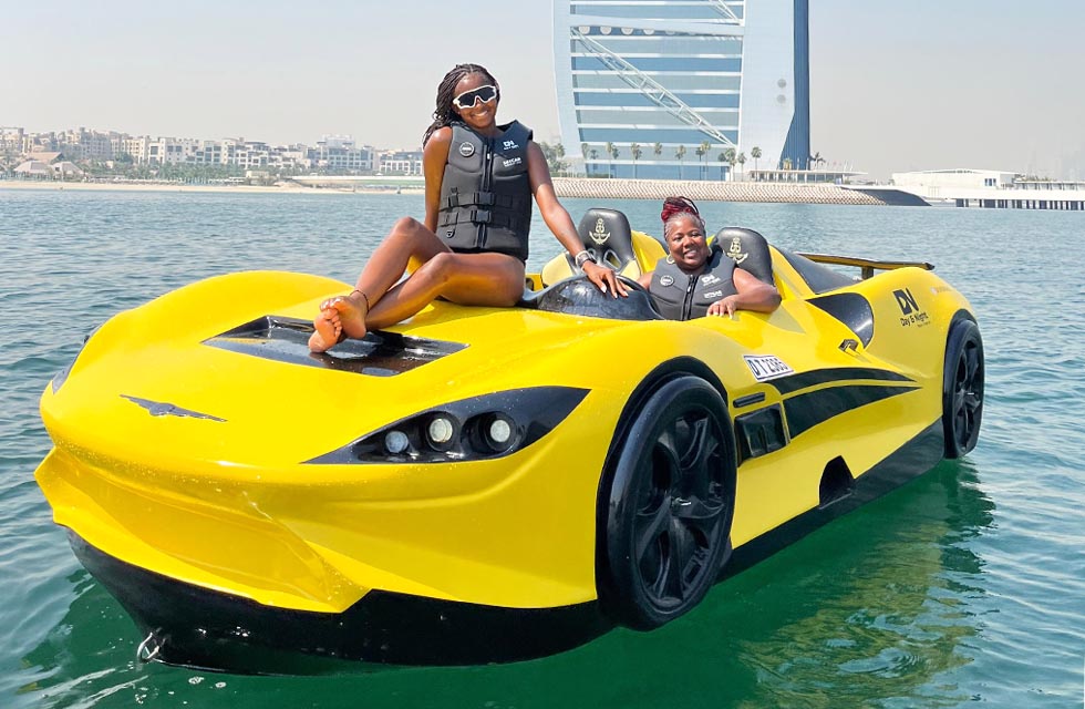 30-Minute Jetcar Thrill Ride for Two: Explore Dubai’s Iconic Sights | Adventure at Wondergifts