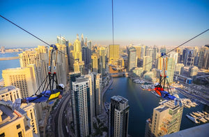 Ziplining Experience in Dubai Marina for One | Adventure at Wondergifts