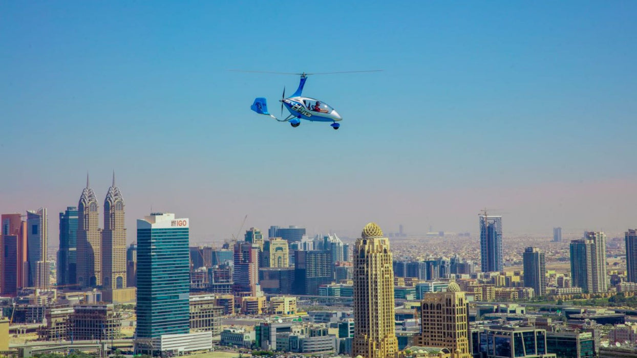 Thrilling Gyrocopter Flight over Dubai Marina | Days Out at Wondergifts