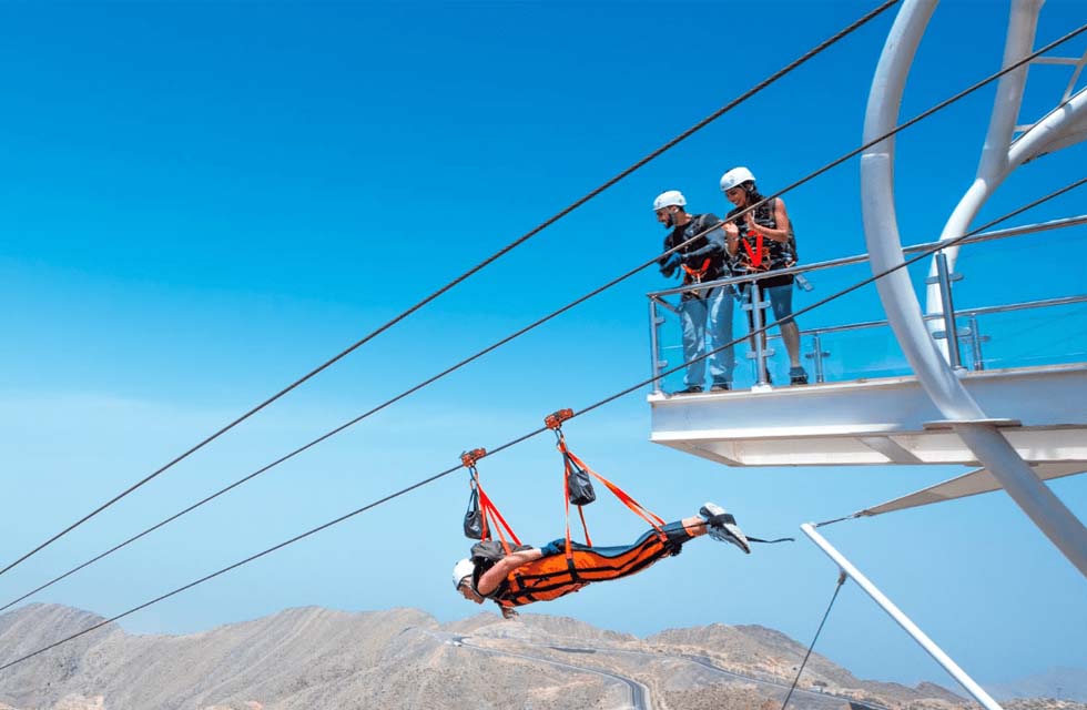 Experience the Thrill: World’s Longest Zipline at Jebel Jais for One