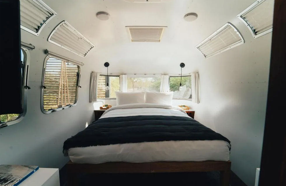 Luxury Airstream Cabin Stay with Breakfast for Two at Bab Al Nojoum