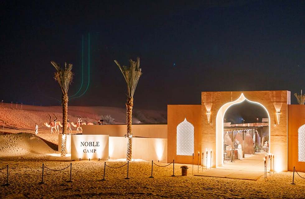 Dubai Desert Safari Adventure with Dinner for One at Noble Camps