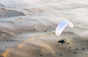 Glide Above Dubai's Desert with 20-Minute Paramotor Flight | Flying at Wondergifts