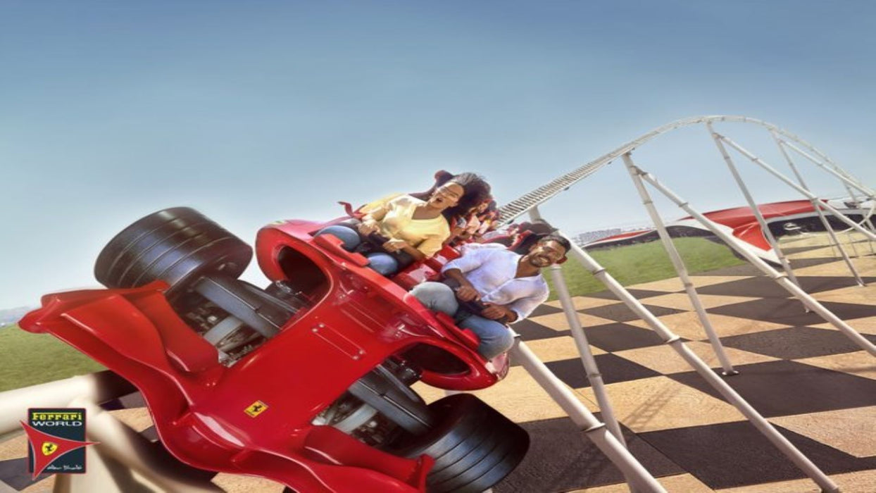 Ferrari Driving Experience for One at Ferrari World | Theme Parks & Attractions at Wondergifts