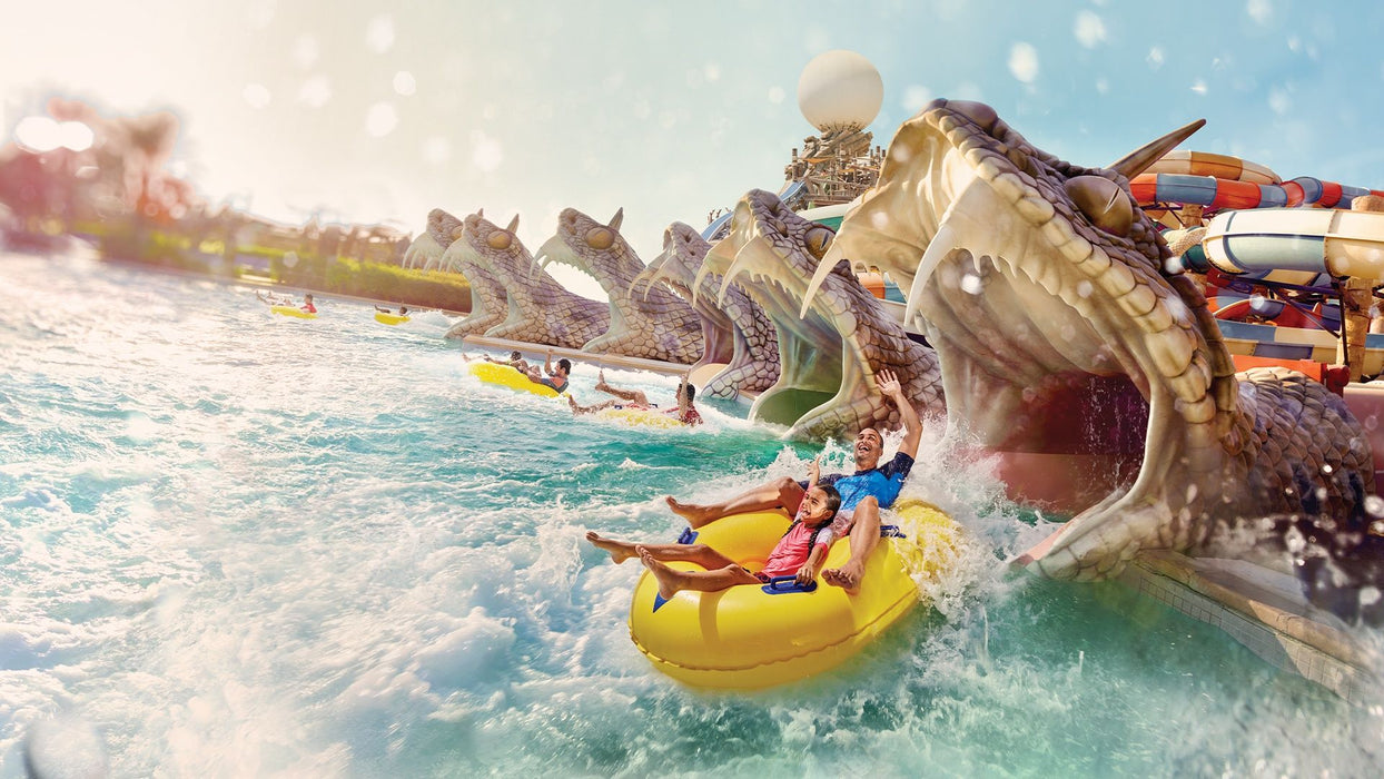 One Night Stay in Abu Dhabi with Yas Waterworld Tickets for Family of Four | Theme Parks & Attractions at Wondergifts