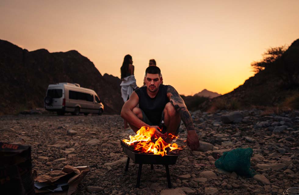 Romantic Camper Van Getaway for Two with Wayout UAE Rental