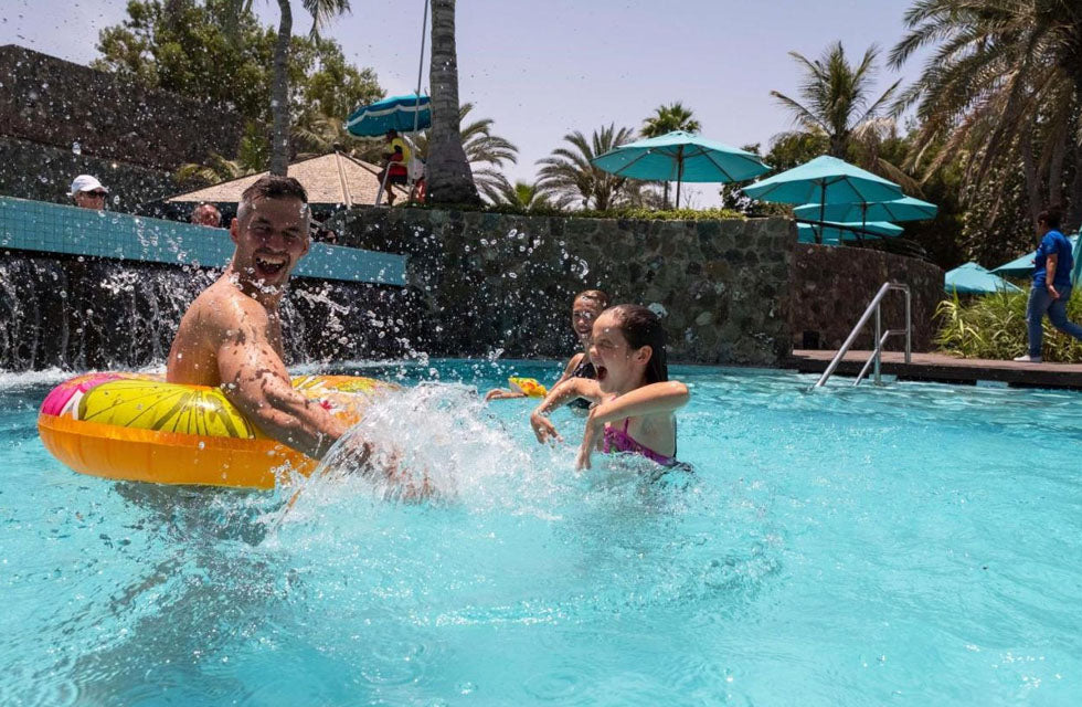 Vibrant One Night Stay with Breakfast for a Family of Three at JA Beach Hotel