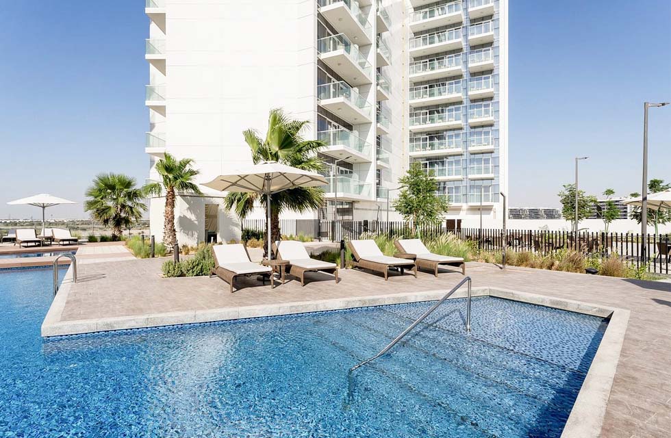 Pool and Beach Access with Food and Beverage for Two at Radisson Damac Hills