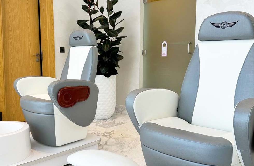 Elegant Classic Manicure & Pedicure at Spaces Salon - Valid at 2 Locations