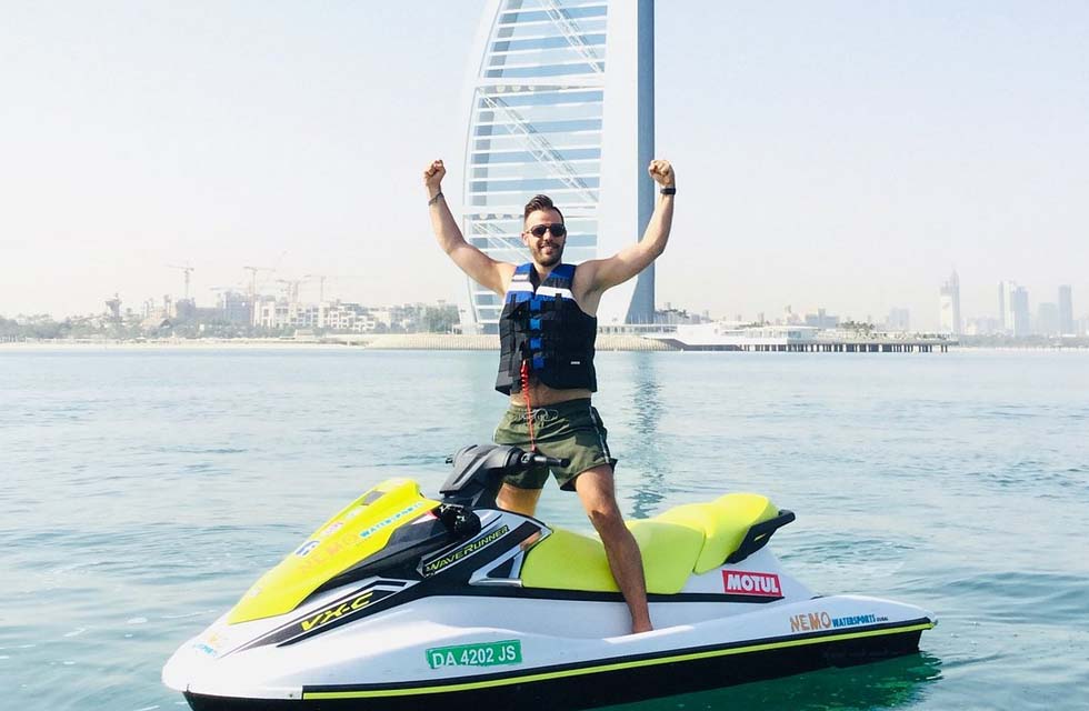 30-Minute Jet Ski Thrilling Ride and Lunch or Dinner for Two in Jumeirah | Adventure at Wondergifts