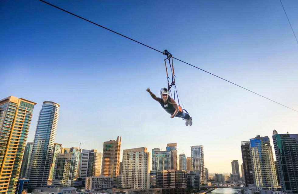 Exciting Zipline Ride for One with Luxurious International Dinner Cruise for Two