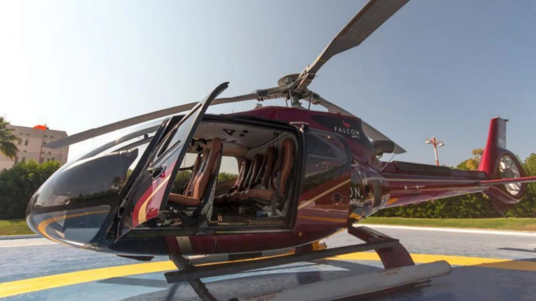 Helicopter Tour Gift Box: Elevate Your View of Dubai or Abu Dhabi’s Iconic Sights