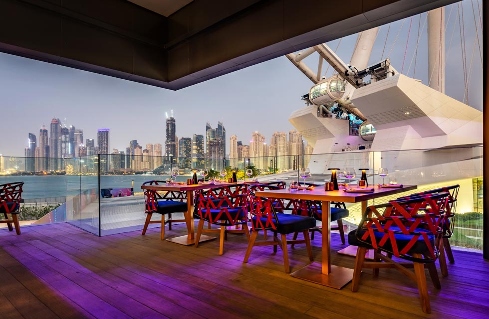 Ain Dubai Tickets with Romantic Dinner for Two at VAGA, Bluewaters Island