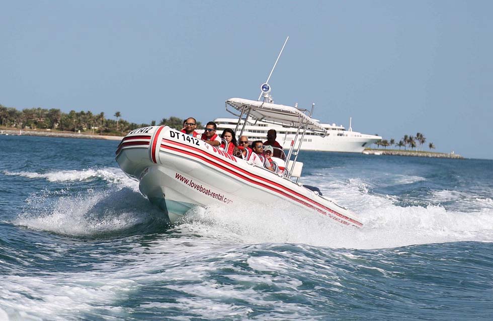 Sightseeing Marina Skyline Boat Tour for One with Love Boats