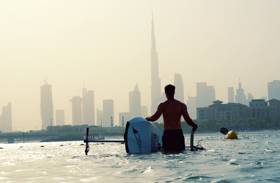 One Hour E-Foil Surfing Experience for One Person from UAE Foil | Adventure at Wondergifts