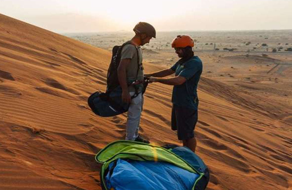 Enjoy a 20-Minute Paragliding Adventure Above Dubai Lake | Flying at Wondergifts