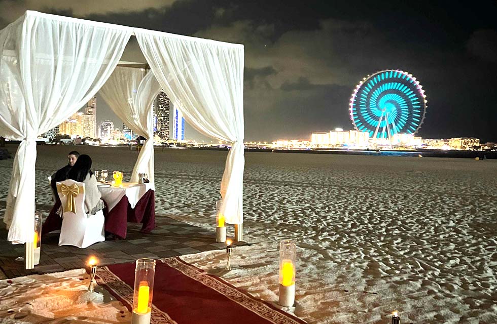 Thrilling Zipline Ride for One with Romantic Dinner & Drinks at Al Habtoor Resort