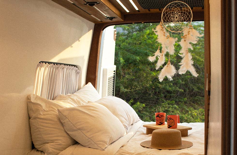 Romantic Camper Van Getaway for Two with Wayout UAE Rental