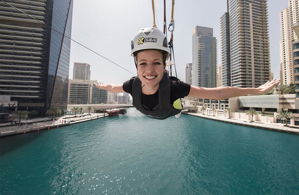 Ziplining Experience in Dubai Marina for One | Adventure at Wondergifts