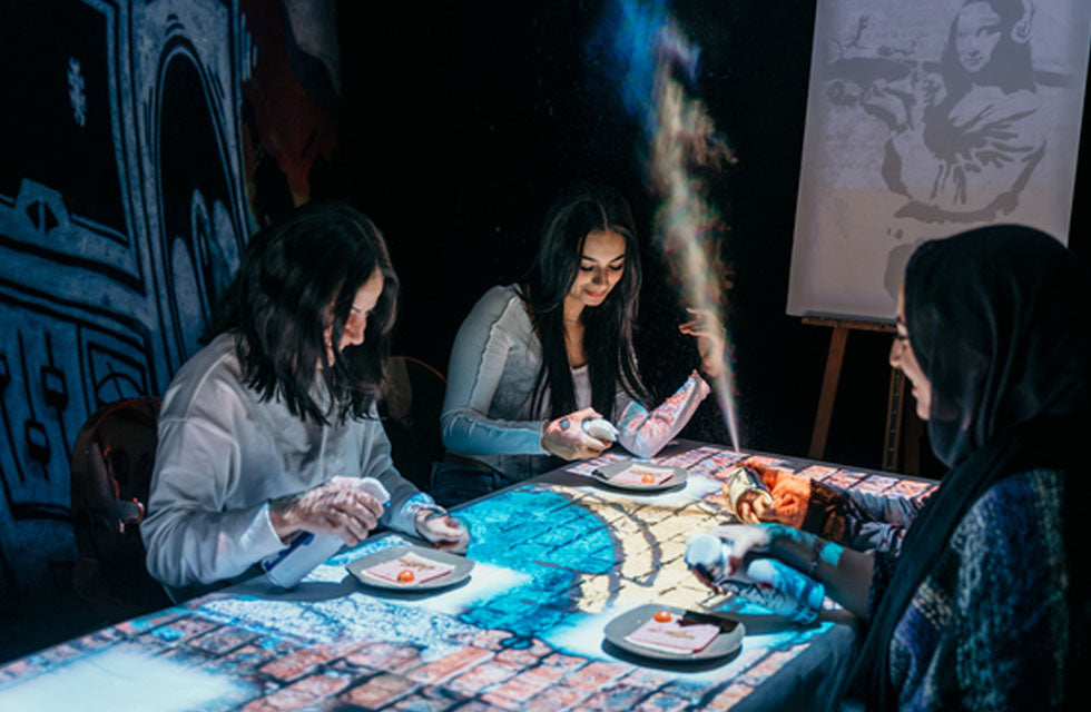 Immersive Seven Paintings Dinner for Two at Dinner Tales - Valid at 2 Locations