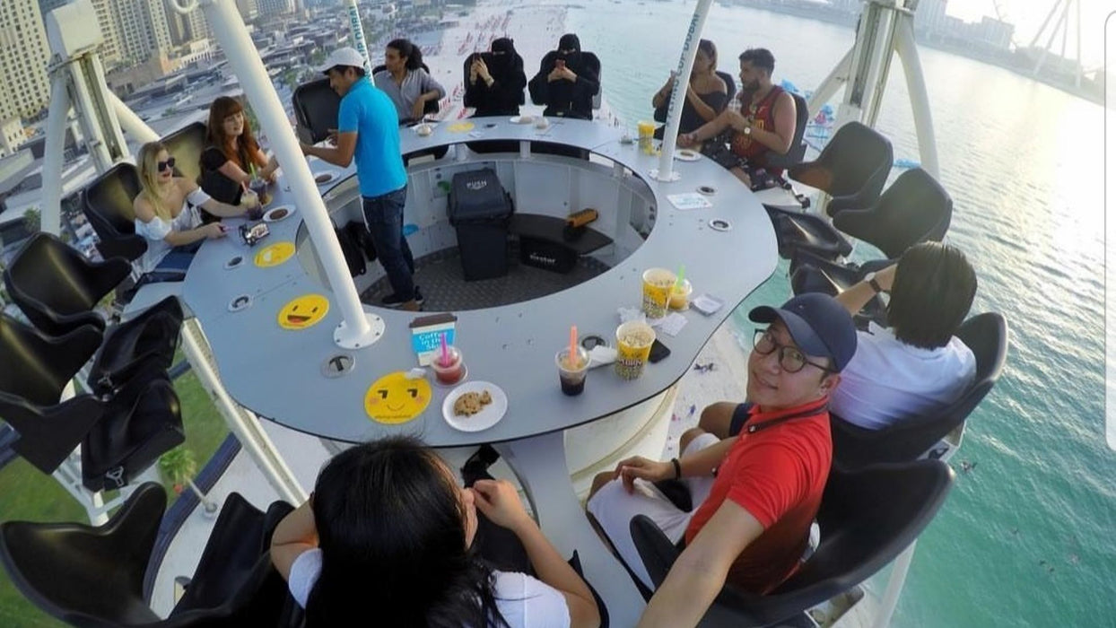 Panoramic JBR Skyline: Flying Cup Flight Experience for Kids | Days Out at Wondergifts