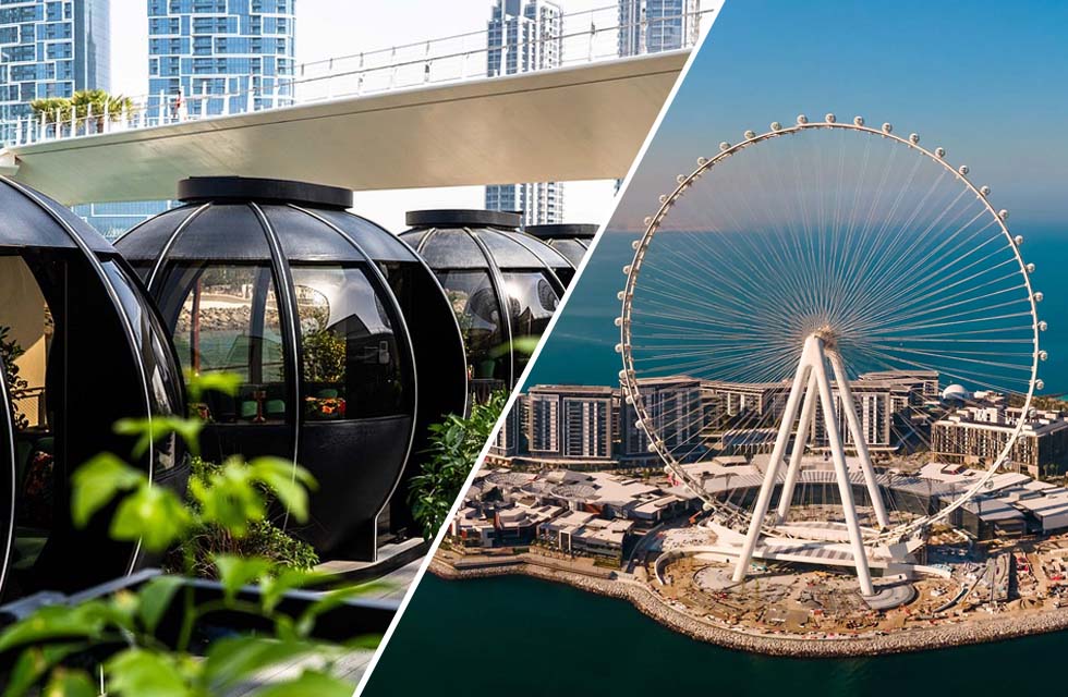 Stunning Ain Dubai Ride with The Pods Dining Experience for Two