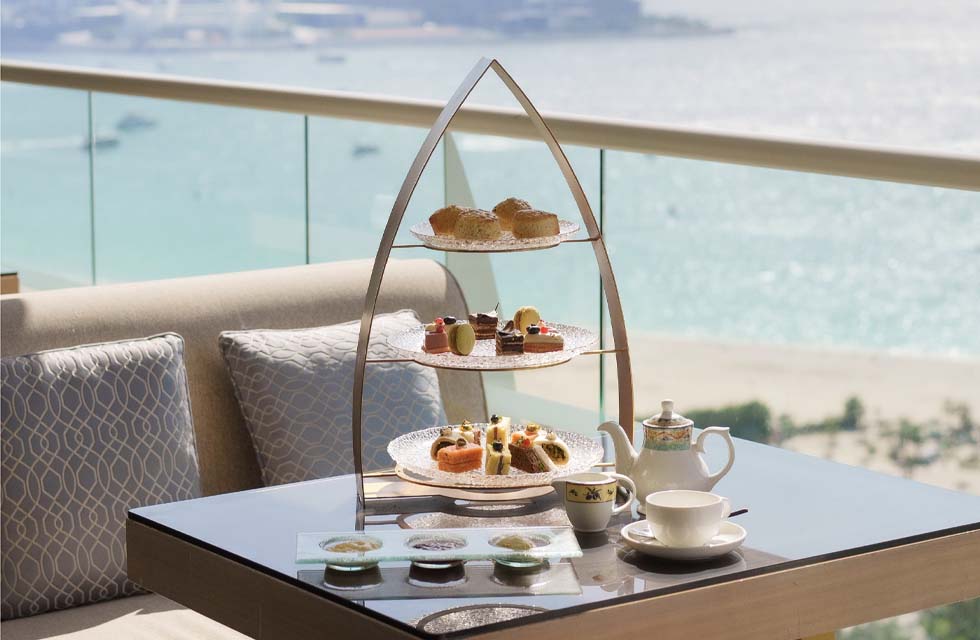 Elegant Afternoon Tea for Two at Al Habtoor Grand Resort Club Lounge