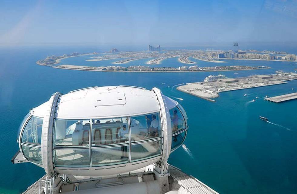 Stunning Ain Dubai Ride with The Pods Dining Experience for Two