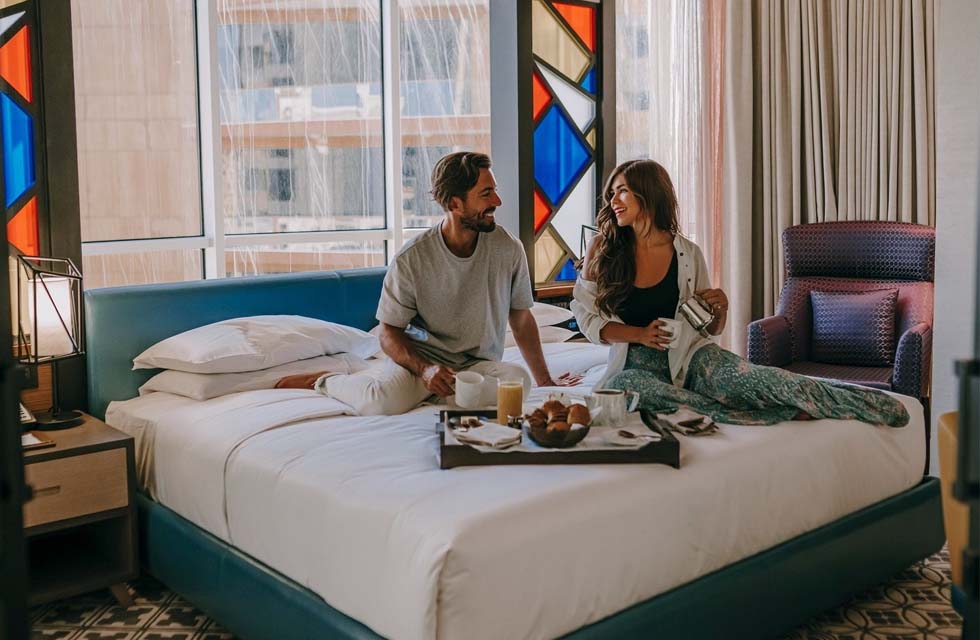 Luxurious One-Night Stay with Breakfast for Two at Andaz Dubai The Palm