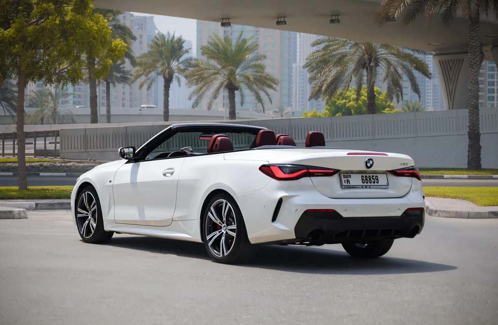 Rent a BMW: White BMW 430 Cabrio for One Day