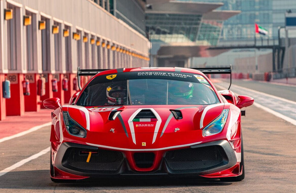 Ferrari 488 GT Driving Experience: 6 Thrilling Laps at Dubai Autodrome