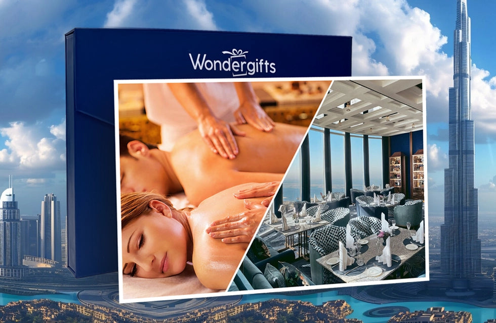 At.Mosphere Burj Khalifa Lunch & Soul Senses Massage Experience for Two