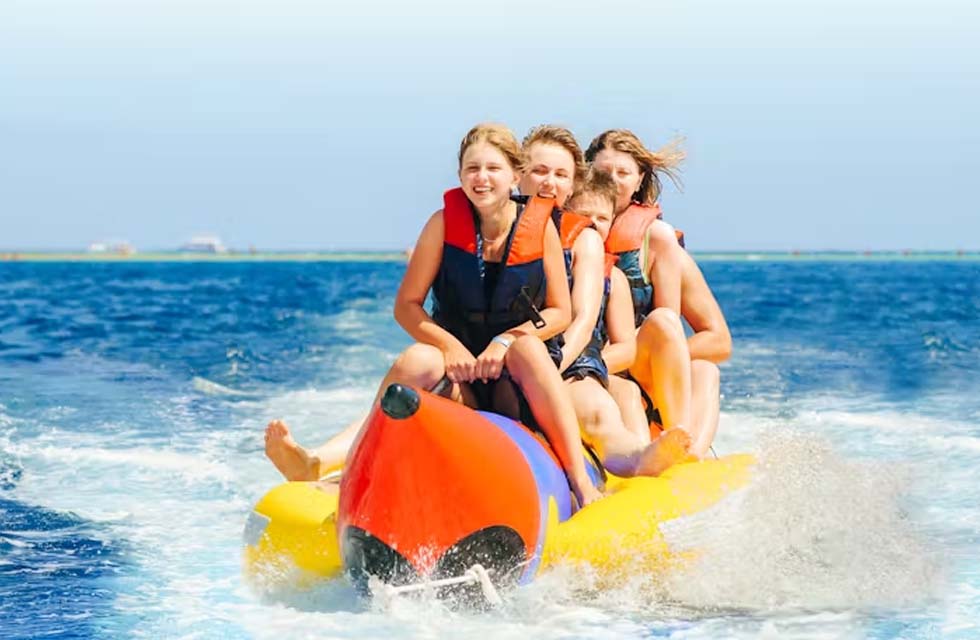 Exciting Banana or Donut Boat Ride in Dubai Marina for Up to 5 People