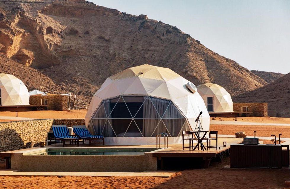 Exclusive 1-Night Stay in a Cozy Dome with Private Pool at Moon Retreat