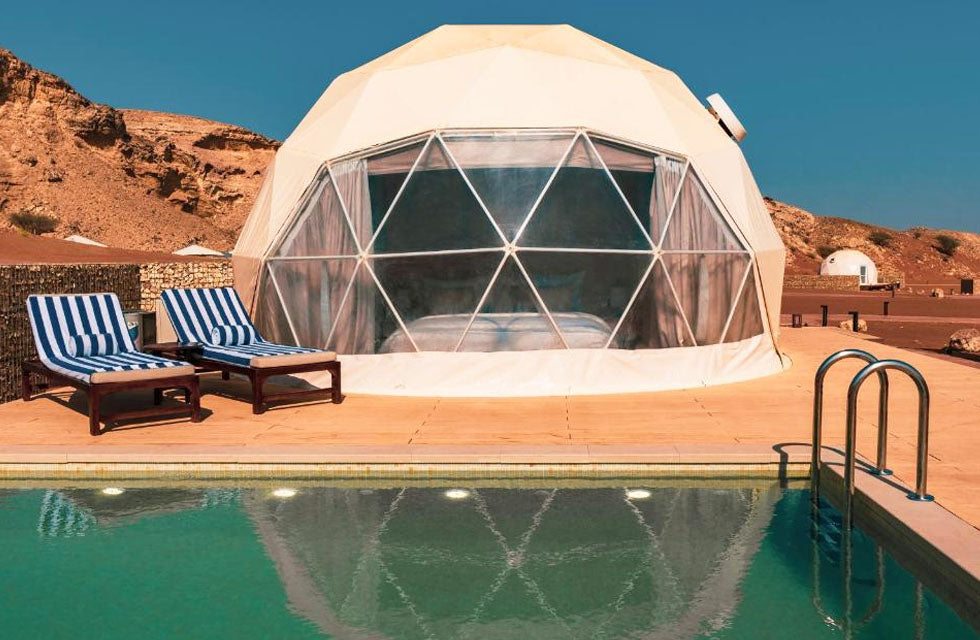 Exclusive 1-Night Stay in a Cozy Dome with Private Pool at Moon Retreat