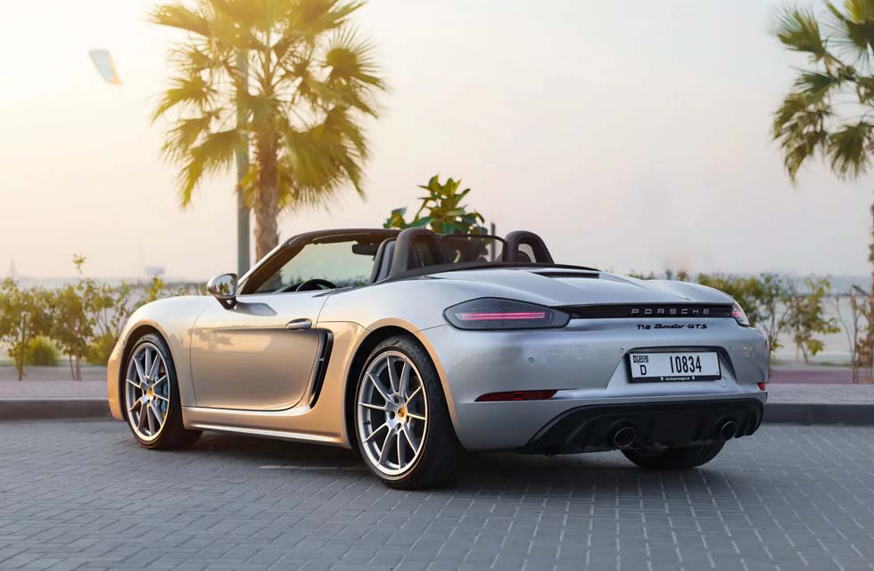 Rent a Porsche: Porsche 718 Boxster GTS Convertible for One Day