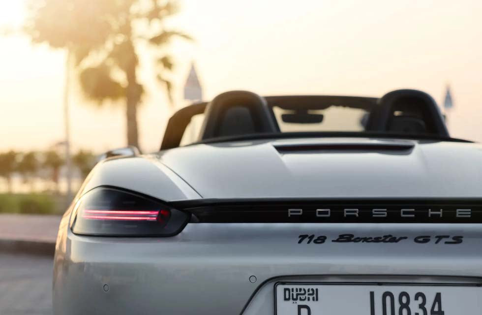 Rent a Porsche: Porsche 718 Boxster GTS Convertible for One Day