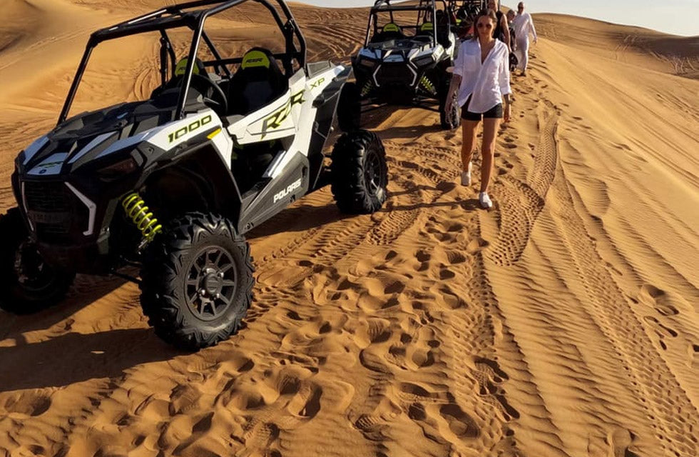 Adventurous Red Dune Buggy Desert Safari with BBQ Dinner for One