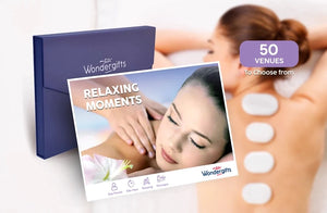 Relaxing Moments Gift Box: One Hour Massage of Choice at 50 Luxury Spas | Spa & Beauty at Wondergifts