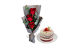 Happy Birthday Gift Box with Roses & Mono Cake - Unique Experiences Awaits - WONDERDAYS