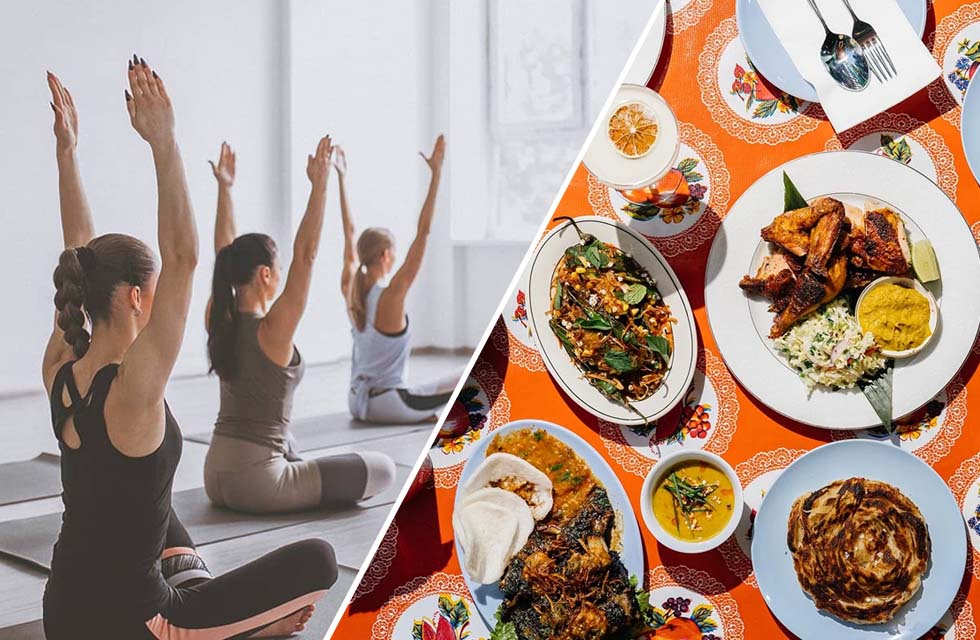 Relaxing Yoga Class and Gourmet Dining Experience for Two