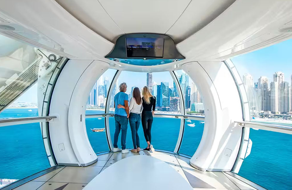 Stunning Ain Dubai Ride with The Pods Dining Experience for Two