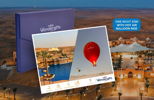 Sunrise Hot Air Balloon with 1-Night Luxurious Stay at Al Badayer for Two | Staycation at Wondergifts