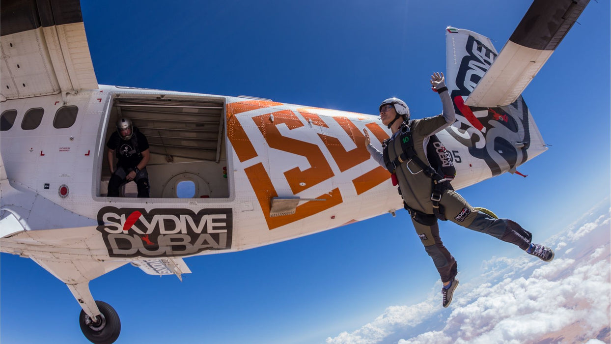 Thrilling Tandem Skydive Over Stunning Desert with Video & Photos included | Flying at Wondergifts
