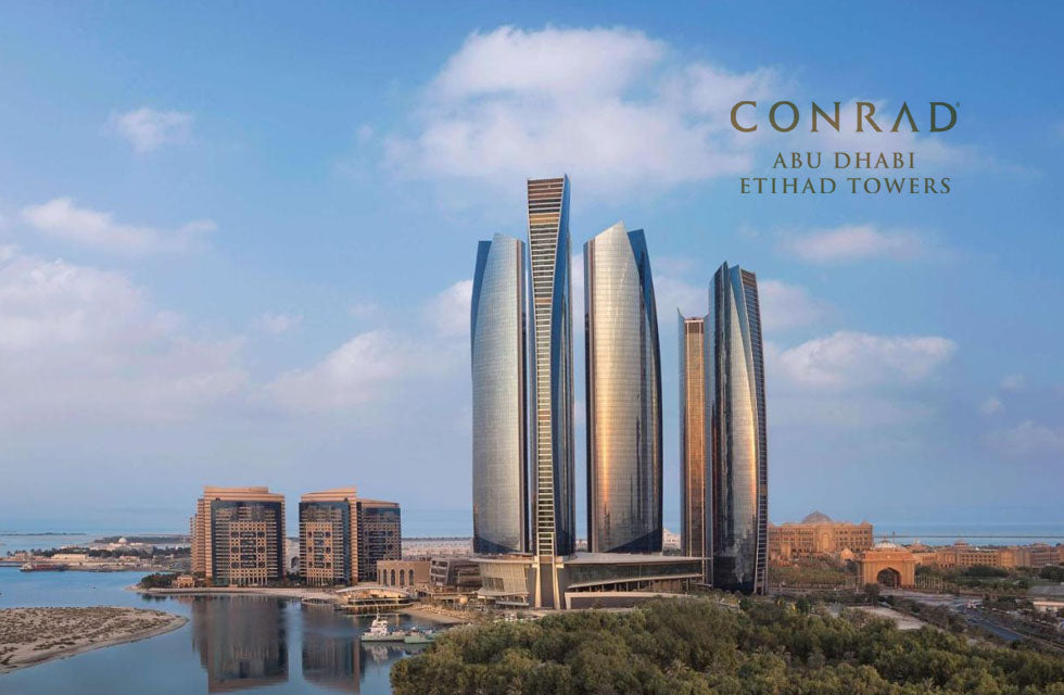 Luxury Weekend Stay with Brunch for Two at Conrad Abu Dhabi Etihad Towers