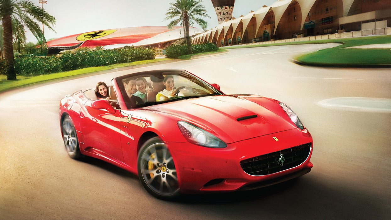 Ferrari Driving Experience for One at Ferrari World | Theme Parks & Attractions at Wondergifts