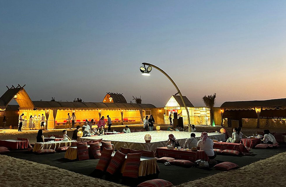 Sunset Desert Safari Experience with BBQ Dinner for One in Abu Dhabi